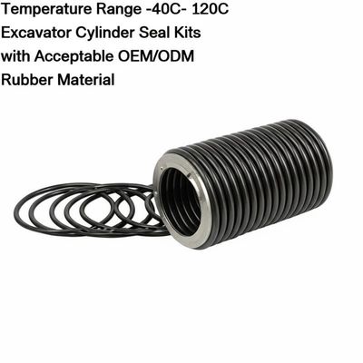 Buen precio Temperature Range -40C- 120C Excavator Cylinder Seal Kits with Acceptable OEM/ODM and Rubber Material en línea